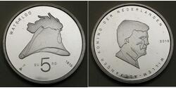 5 Euro Niederlande Silber 