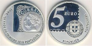 5 Euro Republica Portuguesa (1975 - ) Silber 