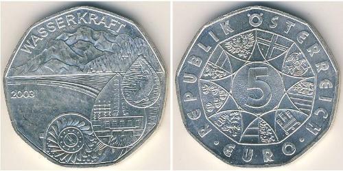 5 Euro Republik Österreich (1955 - ) Silber 