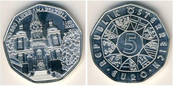 5 Euro Republik Österreich (1955 - ) Silber 