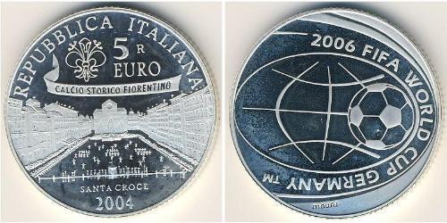 5 Euro Italy Silver 