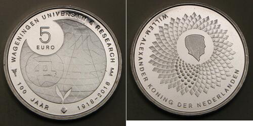 5 Euro Netherlands Silver 