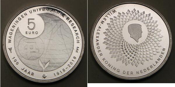 5 Euro Netherlands Silver 