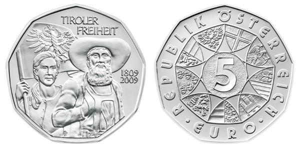 5 Euro Republic of Austria (1955 - ) Silver 