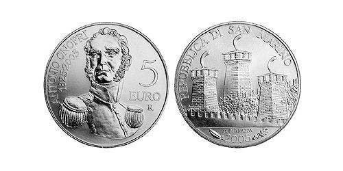 5 Euro San Marino Silver 