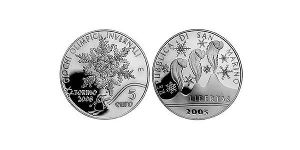5 Euro San Marino Silver 