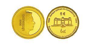 5 Euro 卢森堡 金 