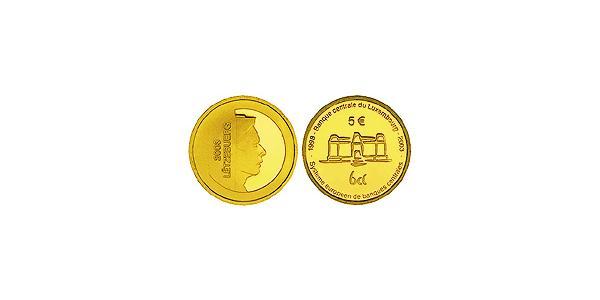 5 Euro 卢森堡 金 