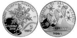 5 Euro San Marino 銀 