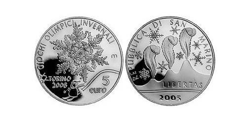 5 Euro San Marino 銀 