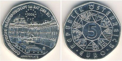5 Euro 奥地利 銀 