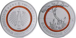 5 Euro 德国 銅 