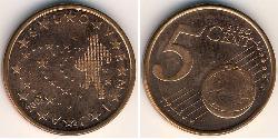 5 Eurocent Eslovenia Cobre/Acero 