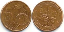5 Eurocent Allemagne Cuivre/Acier 