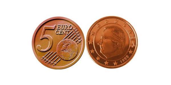 5 Eurocent 比利时 Steel/銅 阿尔贝二世 (比利时)