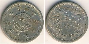 5 Fen Manchukuo Copper/Nickel 