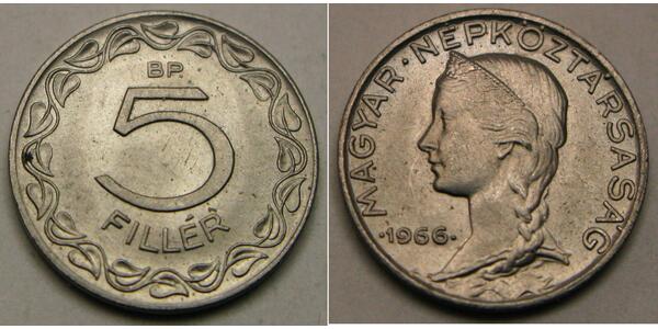 5 Filler Ungarn (1989 - ) Aluminium 