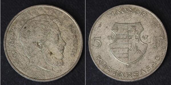 5 Forint Ungheria (1989 - ) Argento 