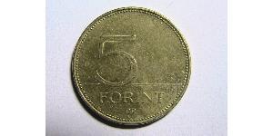 5 Forint Hungría (1989 - ) Latón 