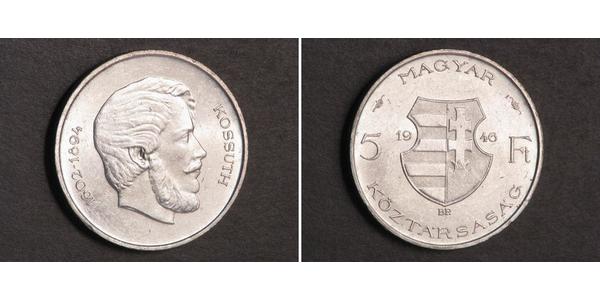 5 Forint Hungría (1989 - ) Plata 