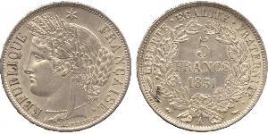 5 Franc Deuxième République (France) (1848-1852) Argent 