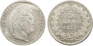 5 Franc France / Monarchie de Juillet (1830-1848) Argent Louis-Philippe I (1773 -1850)