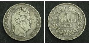 5 Franc France / Monarchie de Juillet (1830-1848) Argent Louis-Philippe I (1773 -1850)