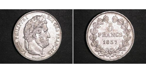 5 Franc France / Monarchie de Juillet (1830-1848) Argent Louis-Philippe I (1773 -1850)