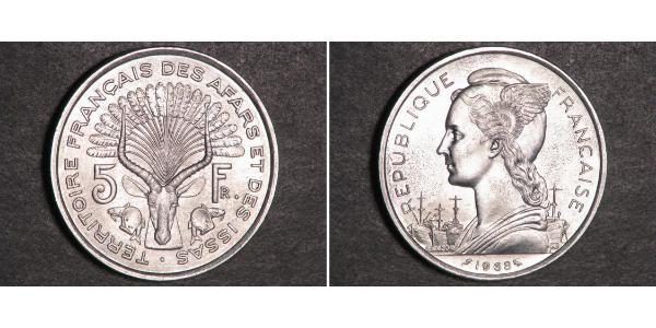 5 Franc French West Africa (1895-1958) Argent 