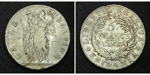 5 Franc Italian city-states Argent 