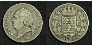 5 Franc Kingdom of France (1815-1830) Argent 