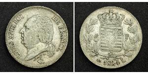 5 Franc Kingdom of France (1815-1830) Argent 