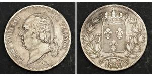 5 Franc Kingdom of France (1815-1830) Argent 