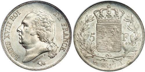 5 Franc Kingdom of France (1815-1830) Argent 