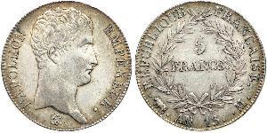 5 Franc Premier Empire (1804-1814) Argent Napoléon Ier(1769 - 1821)