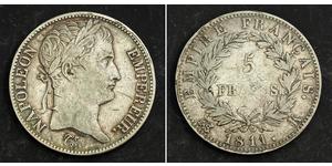 5 Franc Premier Empire (1804-1814) Argent Napoléon Ier(1769 - 1821)