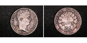 5 Franc Premier Empire (1804-1814) Argent Napoléon Ier(1769 - 1821)