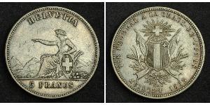 5 Franc Suisse Argent 