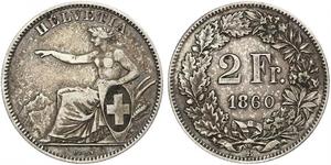 5 Franc Suisse Argent 