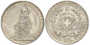 5 Franc Suisse Argent 