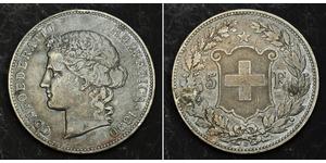 5 Franc Suisse Argent 