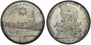 5 Franc Suisse Argent 