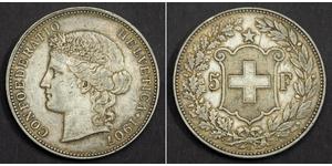 5 Franc Suisse Argent 