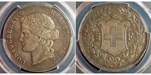 5 Franc Suisse Argent 