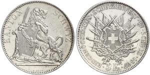 5 Franc Suisse Argent 