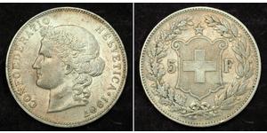 5 Franc Suisse Argent 