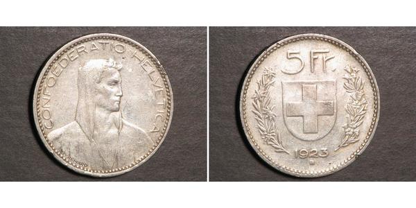 5 Franc Suisse Argent 