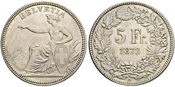 5 Franc Suisse Argent 