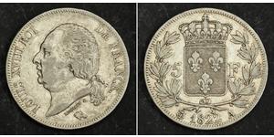 5 Franc Kingdom of France (1815-1830) Argento 