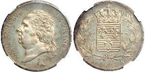 5 Franc Kingdom of France (1815-1830) Argento 